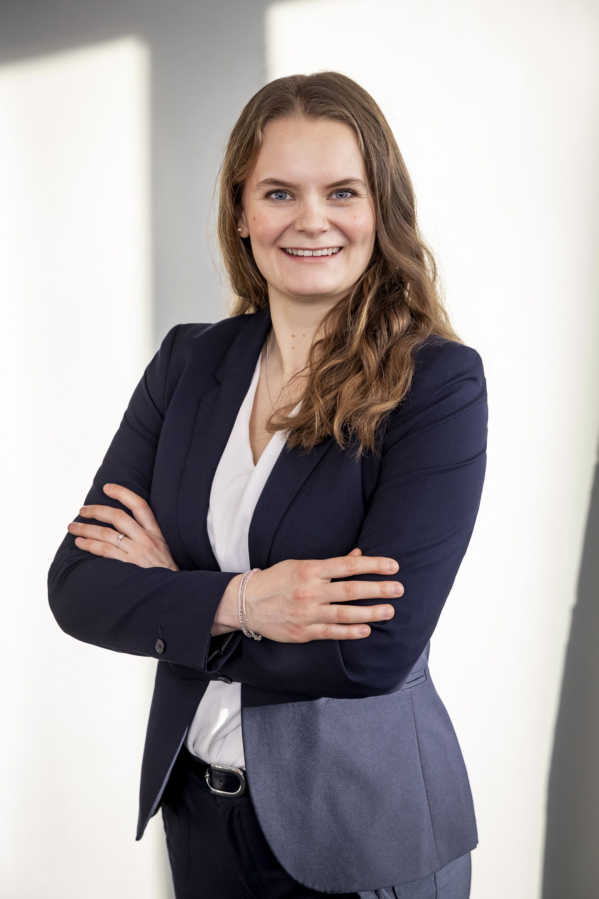 an aerial view of a container port at night